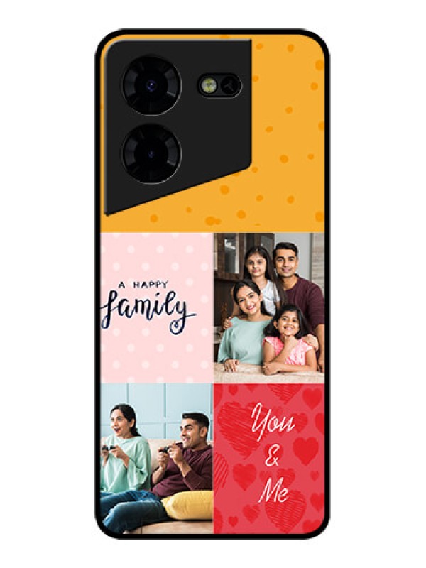 Custom Tecno Pova 5 Pro 5G Custom Metal Phone CaseImages With Quotes Design