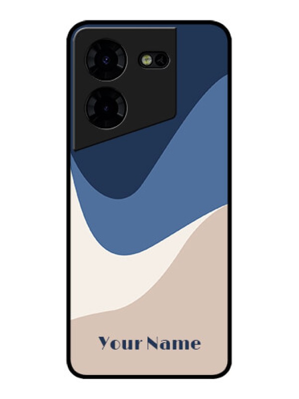 Custom Tecno Pova 5 Pro 5G Custom Metal Phone CaseAbstract Drip Art Design