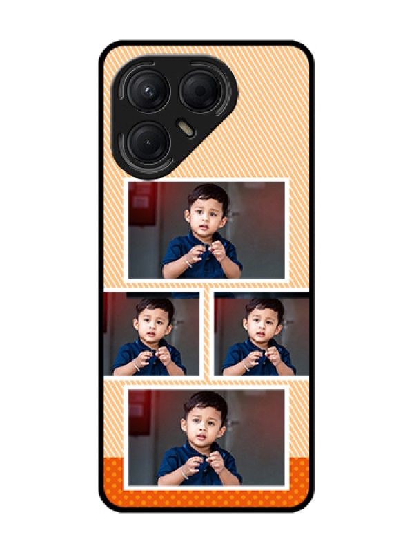 Custom Tecno Pova 7 5G Custom Metal Phone Case - Bulk Photos Upload Design