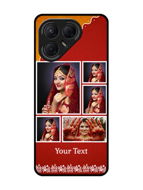 Custom Tecno Pova 7 5G Custom Metal Phone Case - Wedding Pic Upload Design