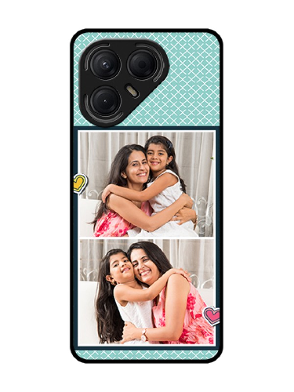 Custom Tecno Pova 7 5G Custom Metal Phone Case - 2 Image Holder With Pattern Design