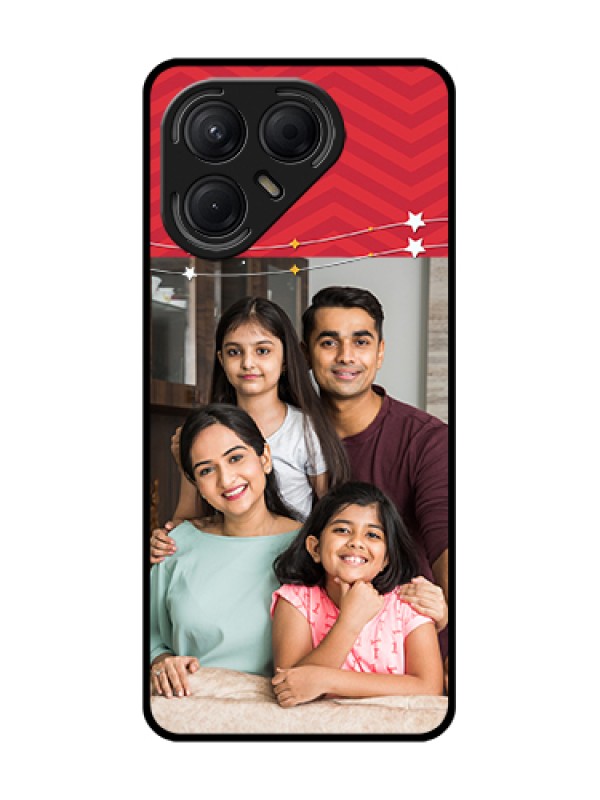 Custom Tecno Pova 7 5G Custom Metal Phone Case - Happy Family Design
