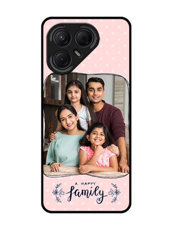 Custom Tecno Pova 7 5G Custom Metal Phone Case - Family With Dots Design