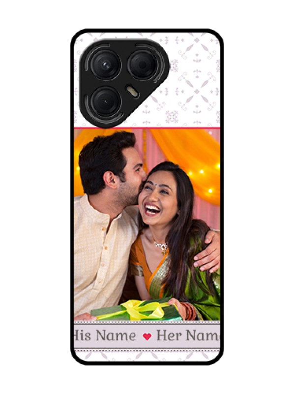 Custom Tecno Pova 7 5G Custom Metal Phone Case - With Photo And Ethnic Design