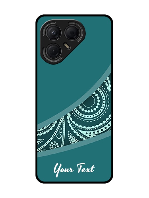 Custom Tecno Pova 7 5G Custom Metal Phone Case - Semi Visible Floral Design