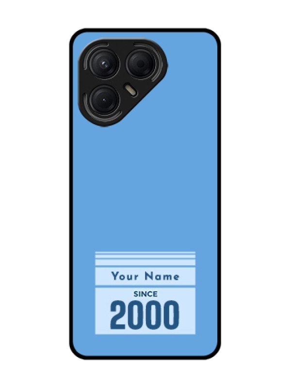 Custom Tecno Pova 7 5G Custom Metal Phone Case - Custom Year Of Birth Design