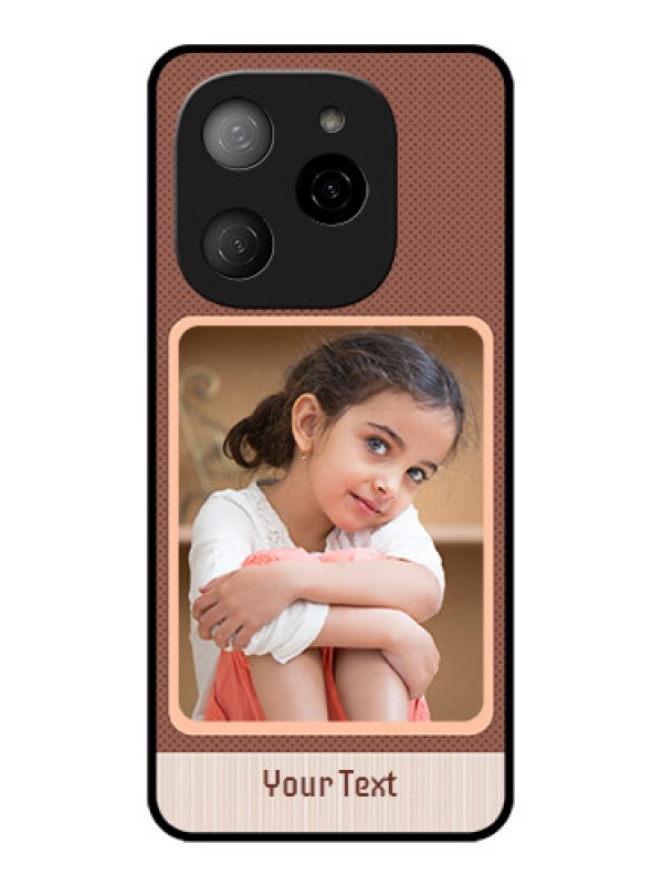 Custom Tecno Spark 20 Pro 5G Custom Metal Phone CaseSimple Pic Upload Design