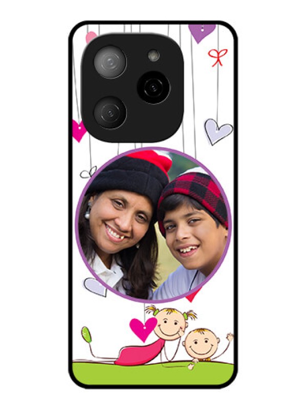 Custom Tecno Spark 20 Pro 5G Custom Metal Phone CaseCute Kids Phone Case Design