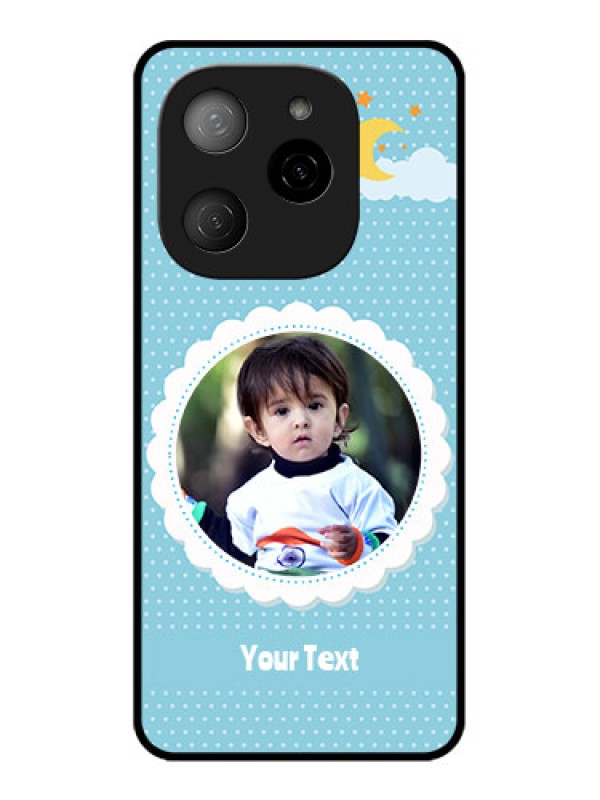 Custom Tecno Spark 20 Pro 5G Custom Metal Phone CaseViolet Pattern Design