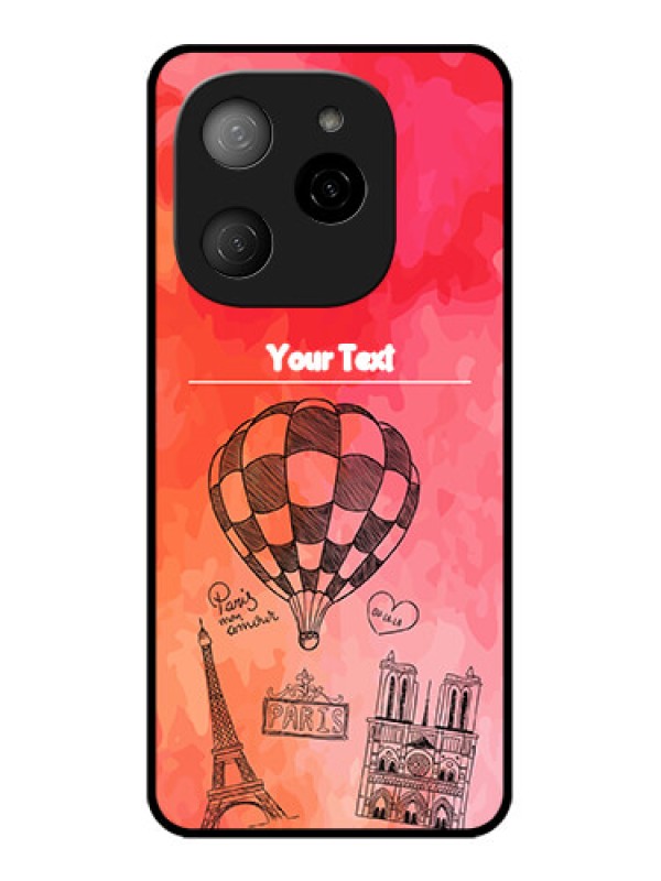 Custom Tecno Spark 20 Pro 5G Custom Metal Phone CaseParis Theme Design