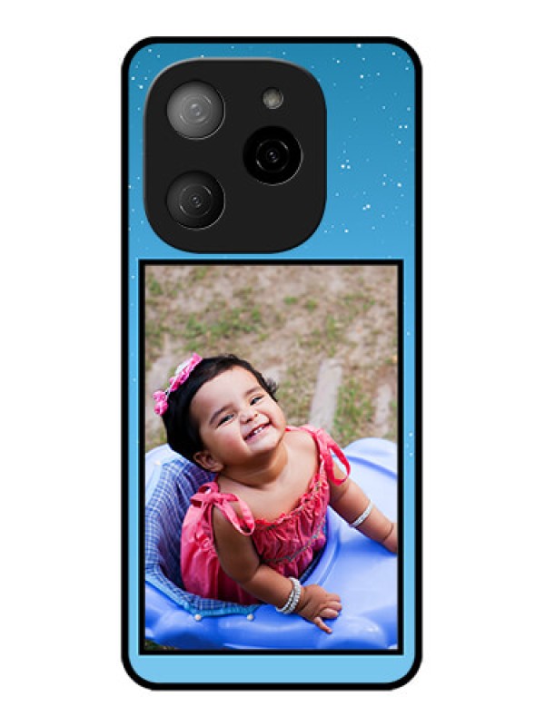 Custom Tecno Spark 20 Pro 5G Custom Metal Phone CaseWave Pattern Colorful Design