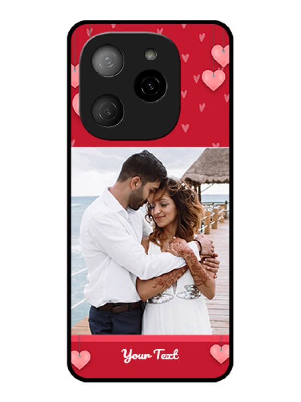 Custom Tecno Spark 20 Pro 5G Custom Metal Phone CaseValentines Day Design