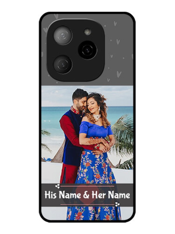 Custom Tecno Spark 20 Pro 5G Custom Metal Phone CaseBuy Love Design With Photo Online