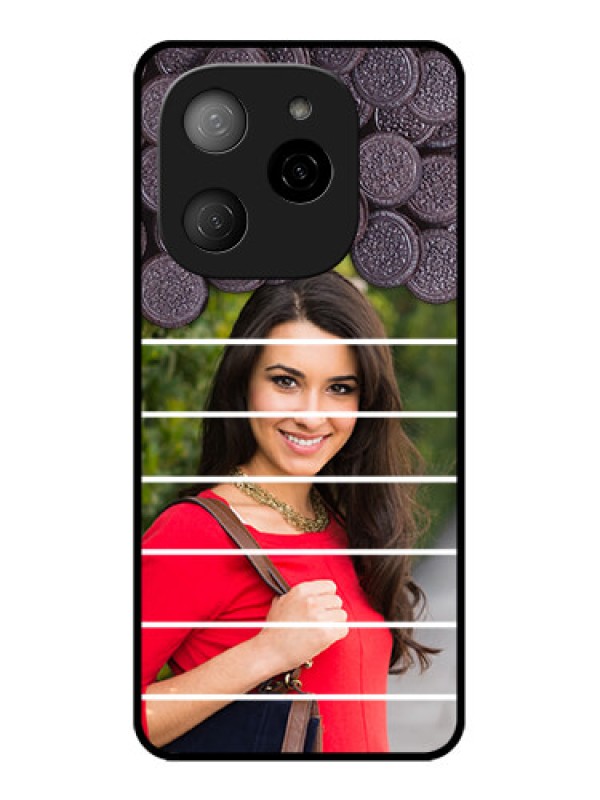 Custom Tecno Spark 20 Pro 5G Custom Metal Phone CaseWith Oreo Biscuit Design
