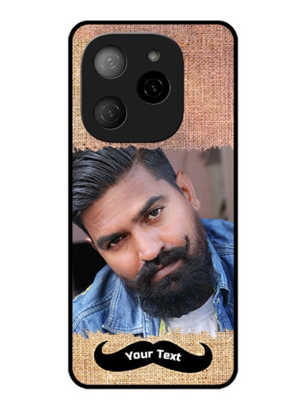 Custom Tecno Spark 20 Pro 5G Custom Metal Phone CaseWith Texture Design