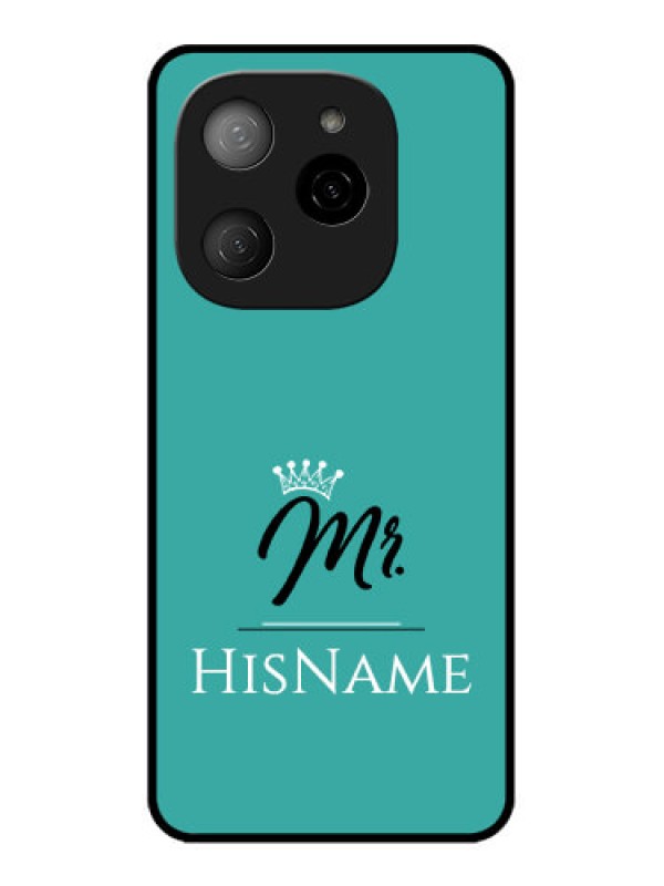 Custom Tecno Spark 20 Pro 5G Custom Metal Phone CaseMr With Name Design