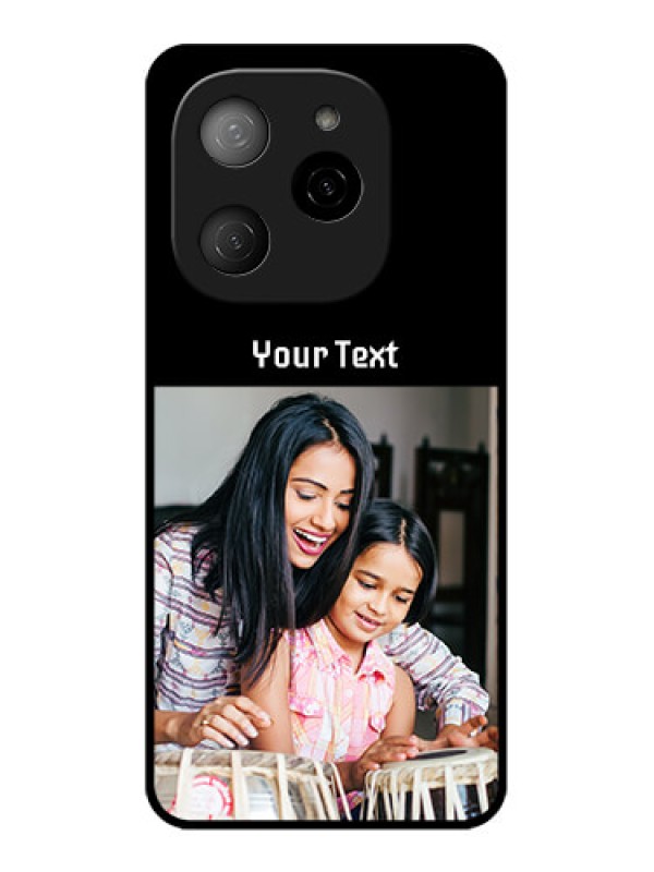 Custom Tecno Spark 20 Pro 5G Custom Metal Phone CasePhoto With Name Design