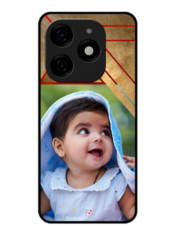 Custom Tecno Spark 20 Custom Metal Phone CaseGradient Abstract Texture Design
