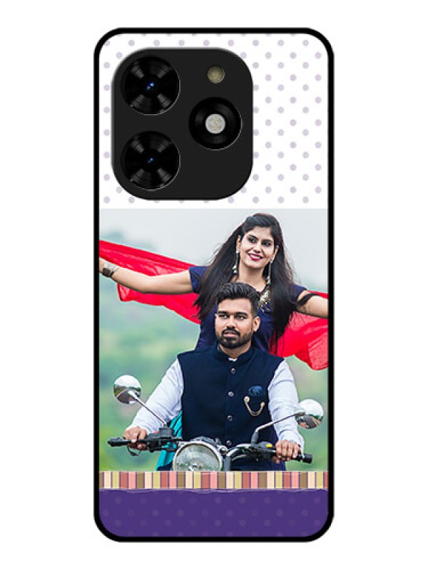 Custom Tecno Spark 20C Custom Metal Phone CaseCute Family Design