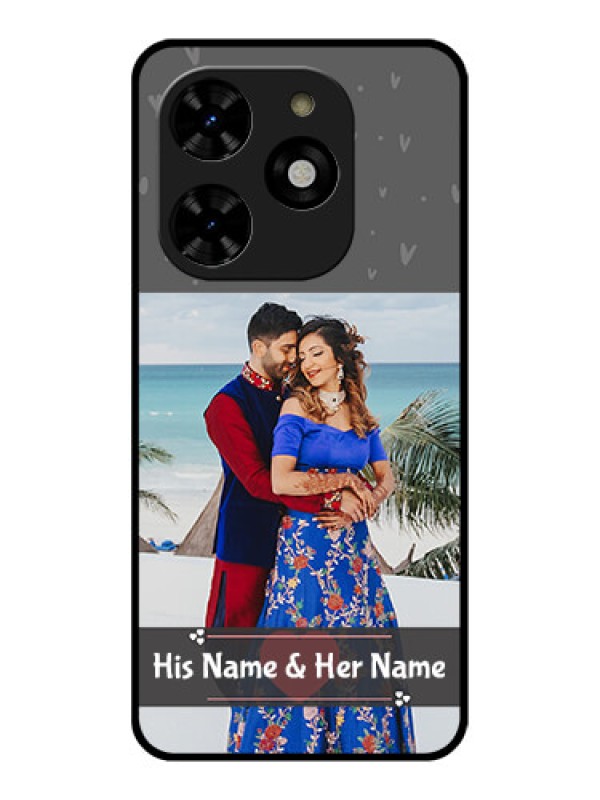 Custom Tecno Spark 20C Custom Metal Phone CaseBuy Love Design With Photo Online