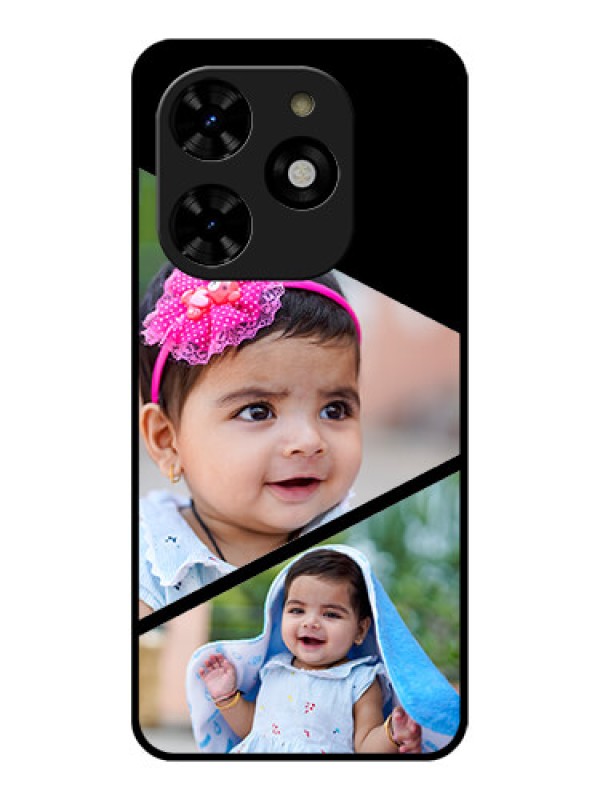Custom Tecno Spark 20C Custom Metal Phone CaseSemi Cut Design