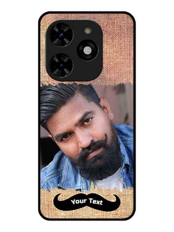 Custom Tecno Spark 20C Custom Metal Phone CaseWith Texture Design