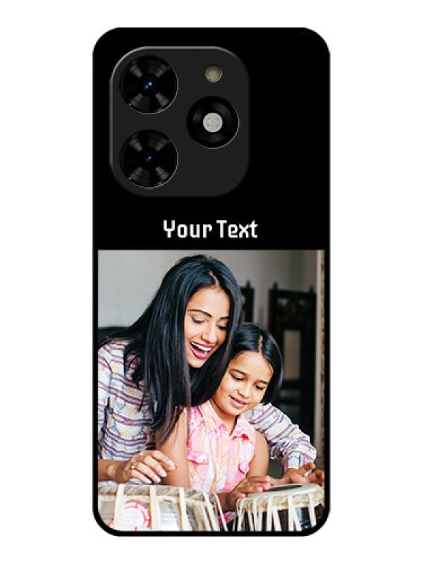 Custom Tecno Spark 20C Custom Metal Phone CasePhoto With Name Design