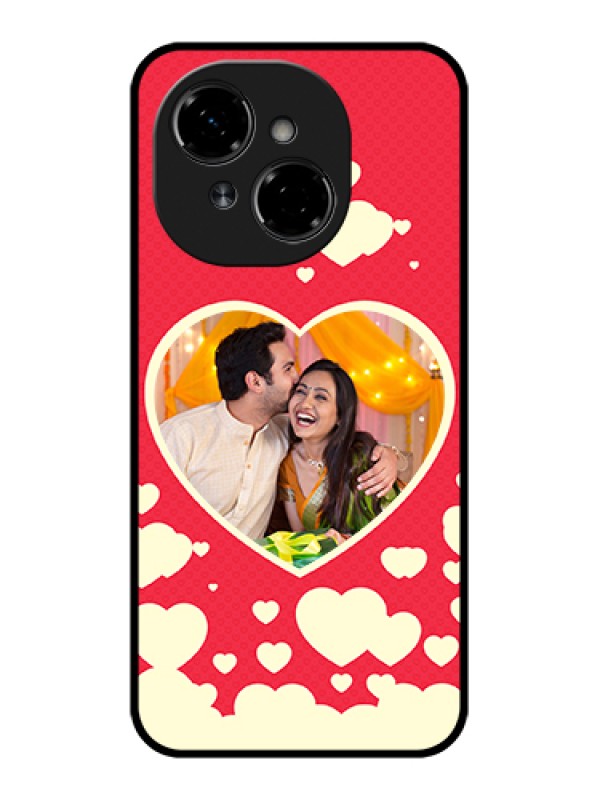 Custom Tecno Spark Go 1 Custom Metal Phone Case - Love Symbols Phone Cover Design