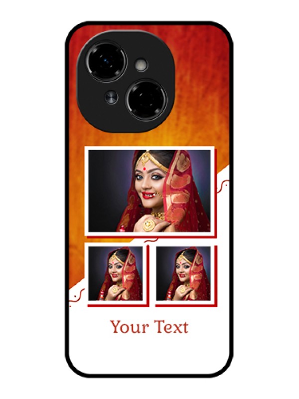 Custom Tecno Spark Go 1 Custom Metal Phone Case - Wedding Memories Design