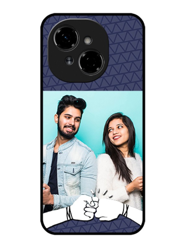 Custom Tecno Spark Go 1 Custom Metal Phone Case - With Best Friends Design