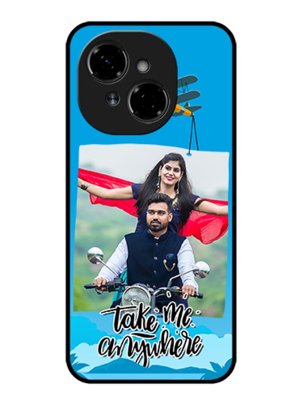 Custom Tecno Spark Go 1 Custom Metal Phone Case - Traveller Design