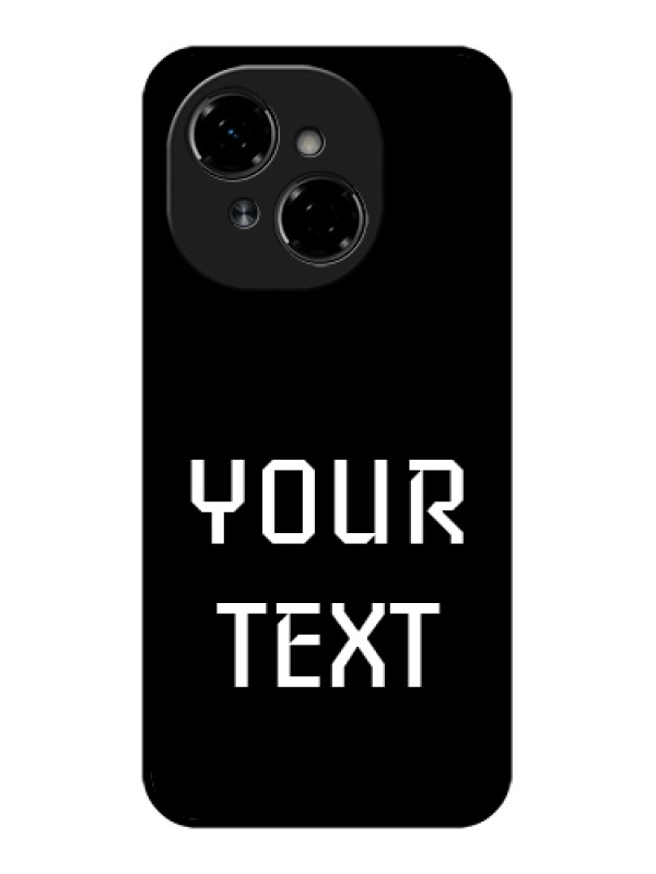 Custom Tecno Spark Go 1 Custom Metal Phone Case - Your Name Design