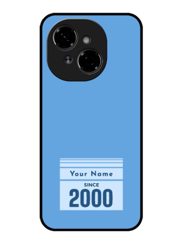 Custom Tecno Spark Go 1 Custom Metal Phone Case - Custom Year Of Birth Design