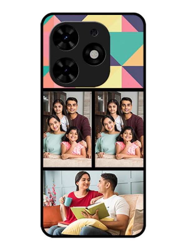 Custom Tecno Spark Go 2024 Custom Metal Phone CaseBulk Pic Upload Design