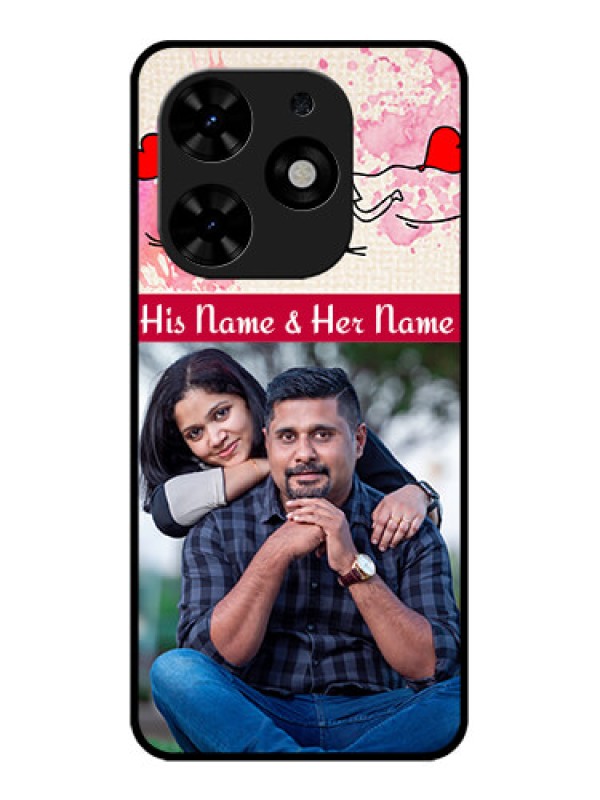 Custom Tecno Spark Go 2024 Custom Metal Phone CaseYou And Me Case Design