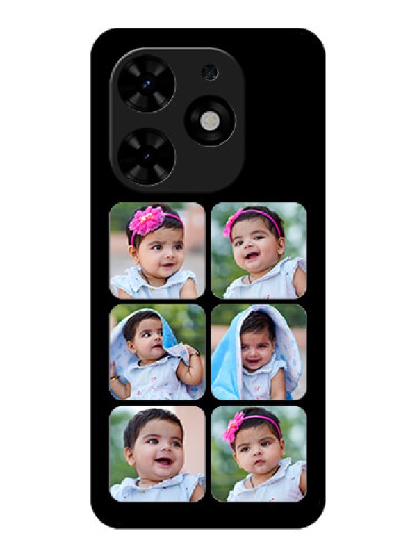 Custom Tecno Spark Go 2024 Custom Metal Phone CaseMultiple Pictures Design