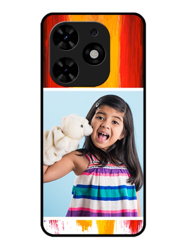 Custom Tecno Spark Go 2024 Custom Metal Phone CaseMulti Color Design