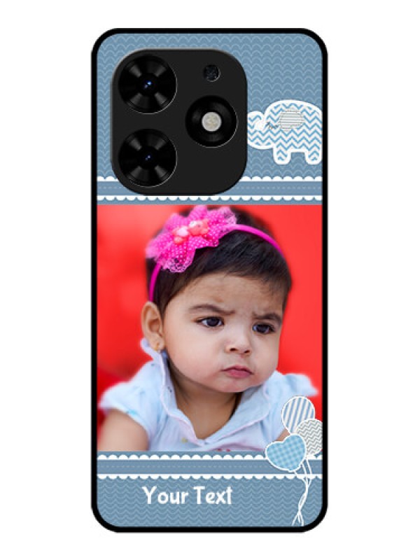 Custom Tecno Spark Go 2024 Custom Metal Phone CaseWith Kids Pattern Design