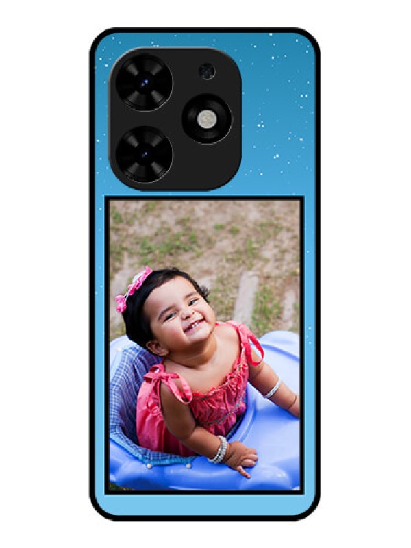 Custom Tecno Spark Go 2024 Custom Metal Phone CaseWave Pattern Colorful Design