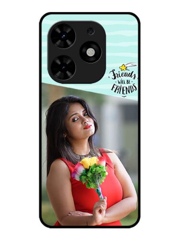 Custom Tecno Spark Go 2024 Custom Metal Phone CaseFriends Picture Icon Design