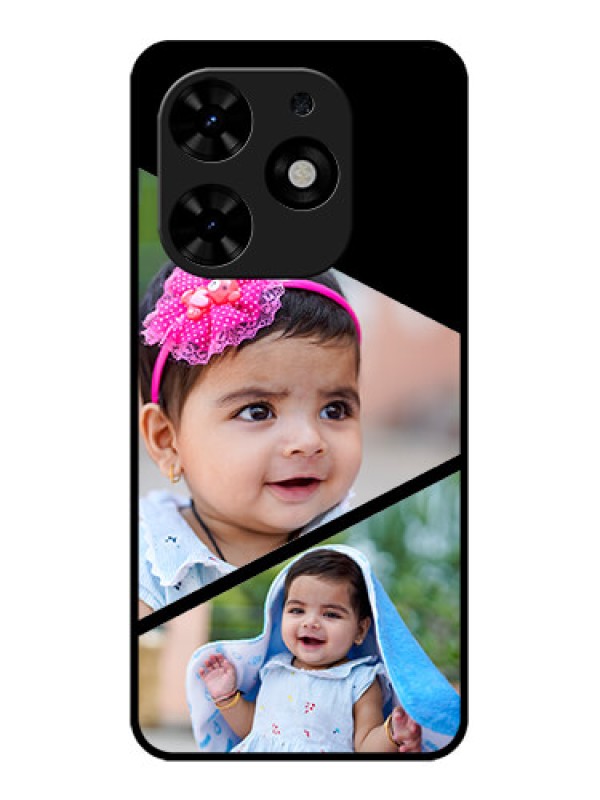 Custom Tecno Spark Go 2024 Custom Metal Phone CaseSemi Cut Design