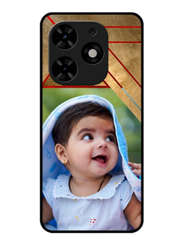 Custom Tecno Spark Go 2024 Custom Metal Phone CaseGradient Abstract Texture Design