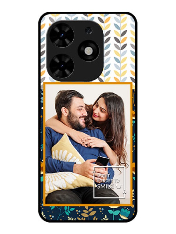 Custom Tecno Spark Go 2024 Custom Metal Phone CasePattern Design