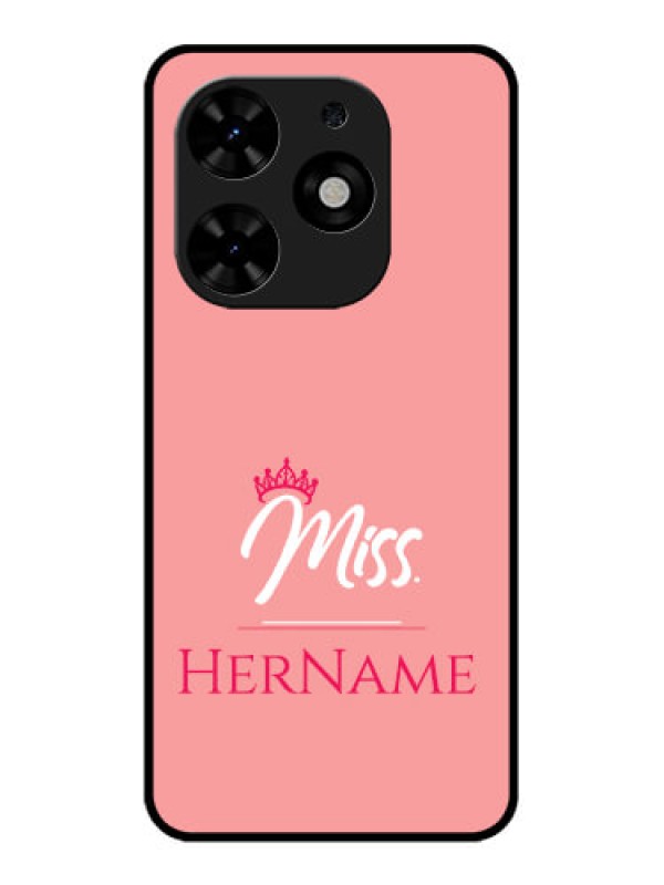 Custom Tecno Spark Go 2024 Custom Metal Phone CaseMrs With Name Design