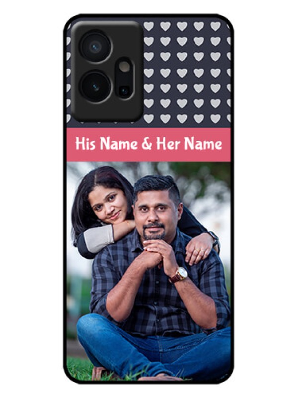 Custom Vivo T1 5G Custom Metal Phone Case - Love Symbols Design
