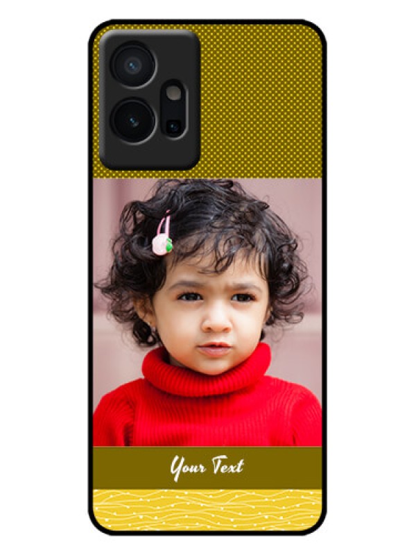 Custom Vivo T1 5G Custom Metal Phone Case - Simple Green Color Design