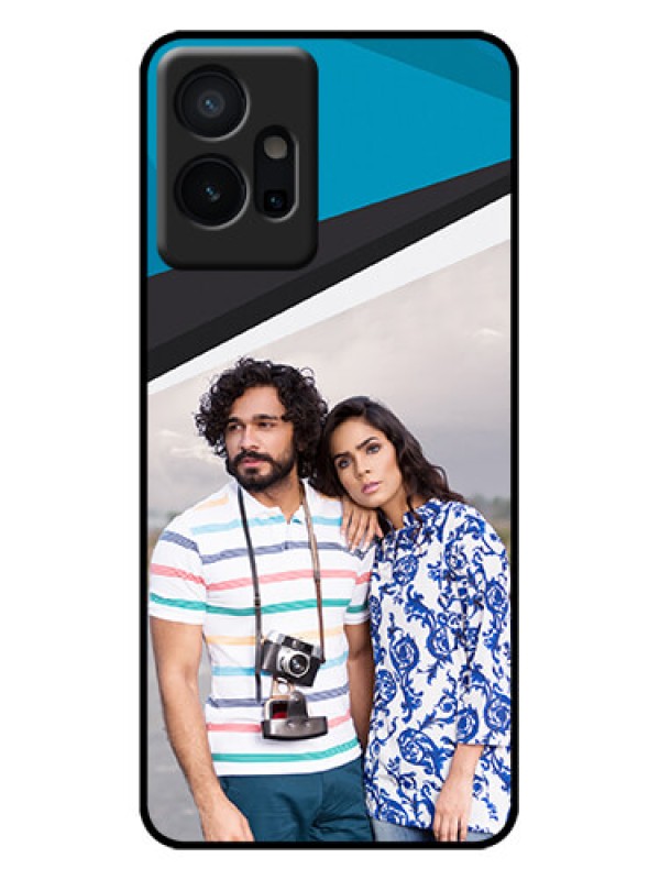 Custom Vivo T1 5G Custom Metal Phone Case - Simple Pattern Photo Upload Design