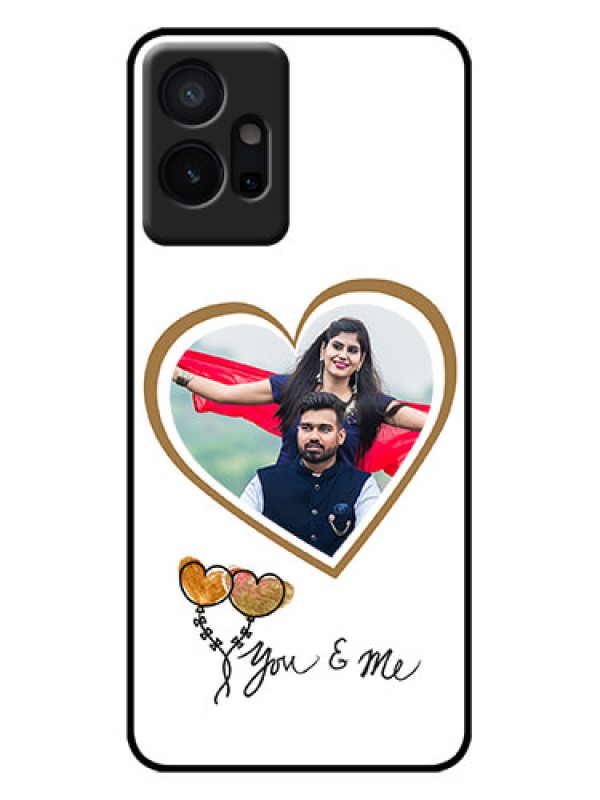 Custom Vivo T1 5G Custom Metal Phone Case - You and Me Design