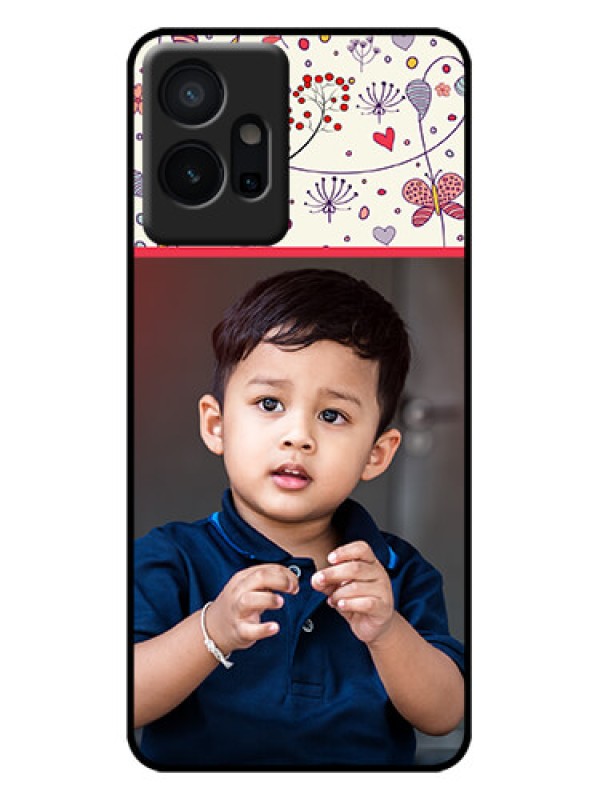 Custom Vivo T1 5G Custom Metal Phone Case - Premium Floral Design