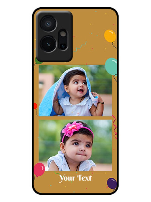 Custom Vivo T1 5G Custom Metal Phone Case - Image Holder With Birthday Celebrations Design